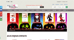 Desktop Screenshot of halloween-colored-contacts.com